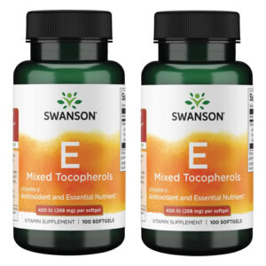 Swanson E-400 Tocoferóis Mistos 400 Ui (268 Mg) 100 Sgels (2