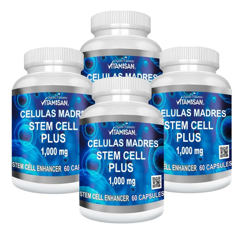 Células-tronco 4 Garrafas Vitamisan
