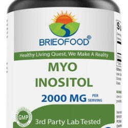 Brieofood Myo Inositol 2.000 Mg Por Porção - 60 Comprimidos