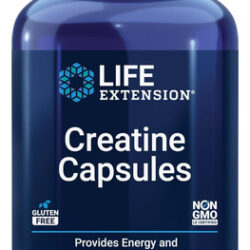 Cápsulas De Creatina Life Extension Para Desempenho Muscula