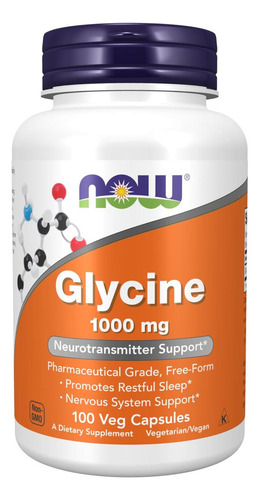 Agora, Suplementos De Alimentos, Glicina 1.000 Mg De Forma L