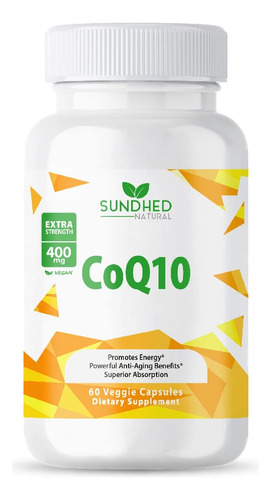 Sundhed Natural Coq10 Poderoso Antioxidante, Suporta Funções