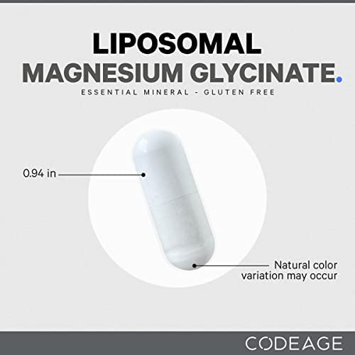 Suplemento De Glicinato De Magnésio Lipossomal Codeage, Sup - Imagem 5