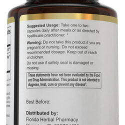 Florida Herbal Pharmacy, Cápsulas De Extrato De Semente De C