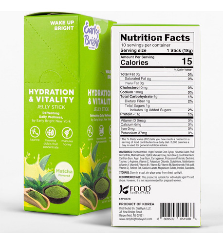 Brilhante De Hidratação Com Sabor De Matcha E Vitalidade De - Imagem 4
