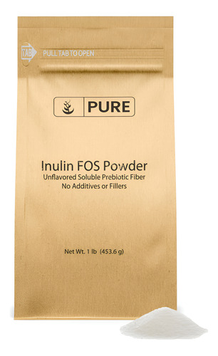 Suplemento De Ingredientes Originais Puros Inulina Fos Em Pó
