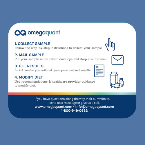 Omega Quant Omega-3 Index Complete - Kit Completo De Teste D - Imagem 2