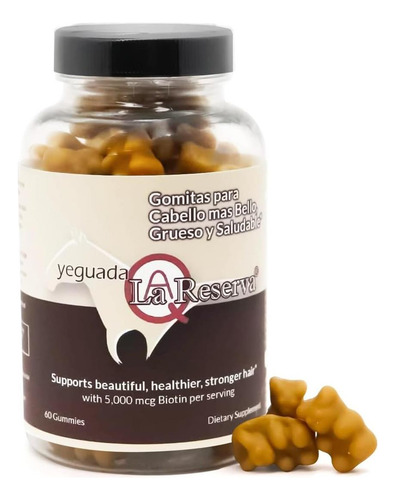 Yeguada La Reserva Hair And Nails Gummies, 5000 Mcg Biotina,