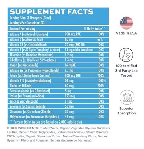 Gotas Multivitamínicas Líquidas Para Homens Vitaminamente Li - Imagem 5