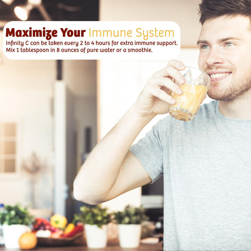 Pó De Vitamina C Orgânica Infinity-c | Vit C Biodisponível D - Imagem 5
