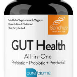Sandhus Gut Health - Prebiótico, Probiótico, Pós-biótico E L