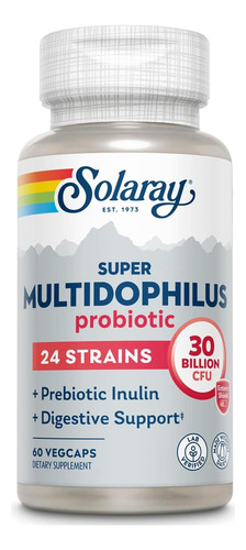 Probiótico De Cepa Solaray Super Multidophilus 24 | 30 Bilhõ