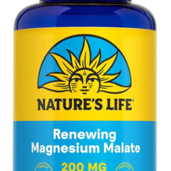 Naturs Life Renovando Malato De Magnésio 200 Mg - Uma Vez Po