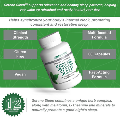 Vitality C American Nutriceuticals - Sleep Serene Sleep Aid - Imagem 6