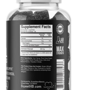 Gomas De Carvão Ativado - Suplementos De Goma De Carvão Com