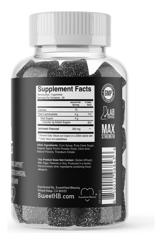 Gomas De Carvão Ativado - Suplementos De Goma De Carvão Com