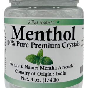 Cristais De Mentol E Aromas Sedosos Premium 120 Ml 100% Orgâ