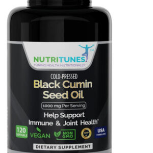 Óleo De Semente De Cominho Preto Nutritunes 1000 Mg 'de En