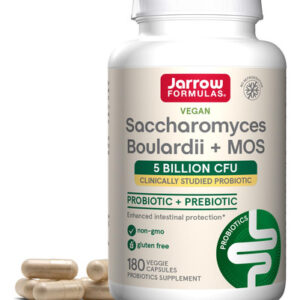 Probiótico Saccharomyces Boulardii Mos 5b 180 Cápsulas Veget