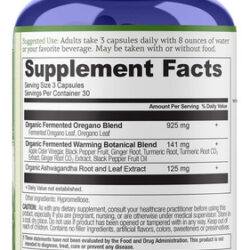 Suplemento De Orégano Fermentado Ancient Apothecary 90 Cápsu