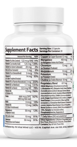 Suplementos Cerebrais Para Memória E Foco, Suporte Nootrópic