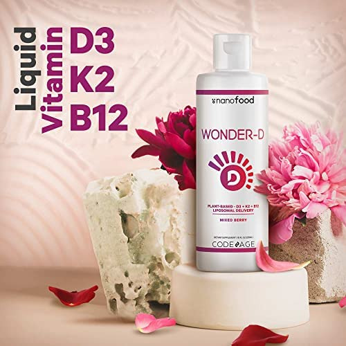 Codeage Liposomal Wonder-d, Suplemento De Gotas Líquidas De - Imagem 3