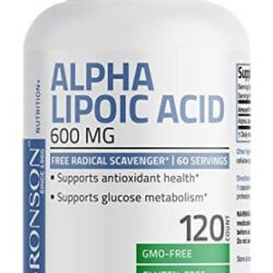 Ácido Alfa-lipóico Bronson 600 Mg Scavenger Su