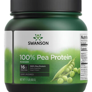Swanson 100% Proteína De Ervilha Pura 1,1 Lb (503 G) Pwdr