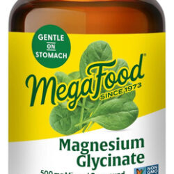 Megafood Glicinato De Magnésio 500mg - Suplemento De Magnési
