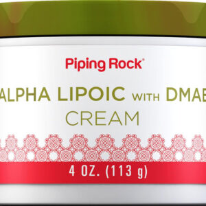 Ácido Alfa Lipóico Piping Rock | 4 Onças | Com Creme Dmae |