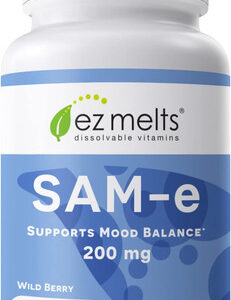 Suplemento Sam-e Dissolúvel Ez Melts 200 Mg, Sem Açúcar, For
