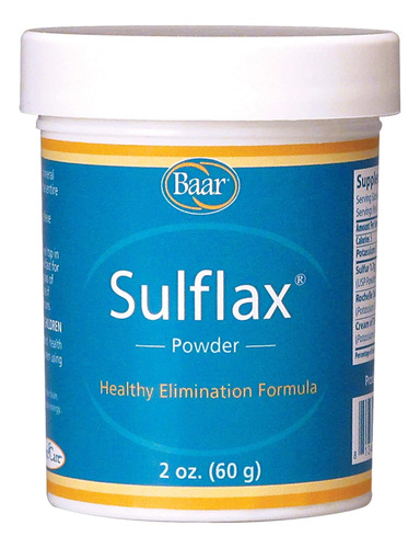 Baar Sulflax Powder, 2 Onças