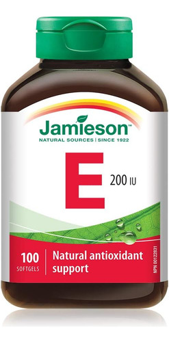 Jamieson Vittamin E 200iu 100°s