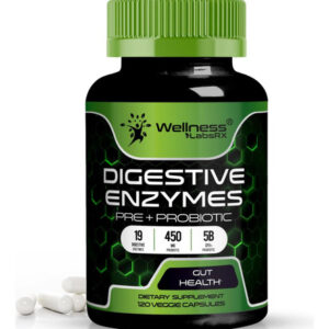 Enzimas Digestivas Com Probióticos E Prebióticos - 450 Mg -