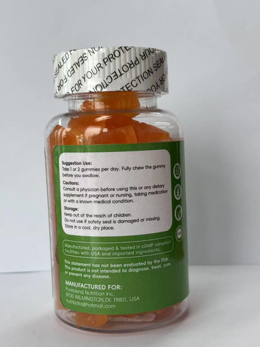 Nutribota Sugar Livre Vitamina B2 Gummies- Riboflavin 400mg - Imagem 4