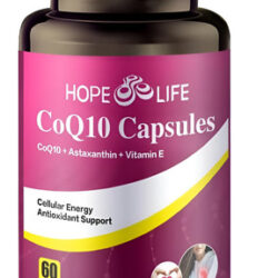 Hope Life Coenzyme Q10 Suplementos 2x Melhor Absorção, De E