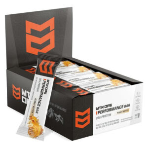 Mtn Ops Peanut Butter Bliss Bars, Alta Proteína Com Isolado
