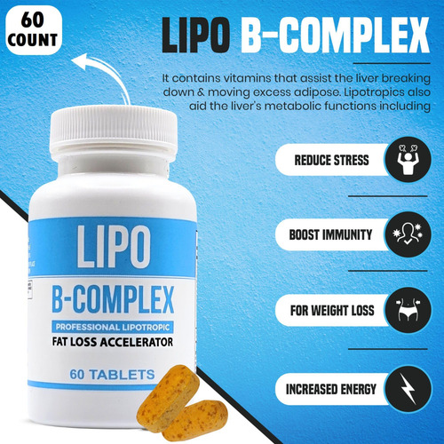 Legere Pharmaceuticals Lipo B-complex Lipo Bc 60 Comprimidos - Imagem 6