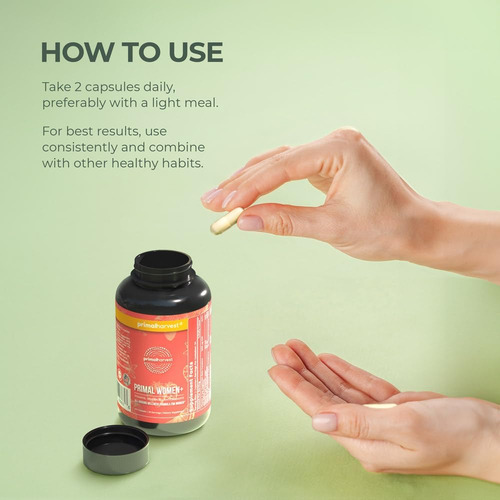 Multivitamínico Primal Harvest Para Mulheres Vitamina A, Vit - Imagem 3