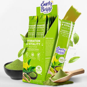 Brilhante De Hidratação Com Sabor De Matcha E Vitalidade De