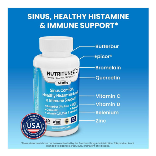 Nutritunes Allerezy: Equilibra Níveis De Histamina - Imagem 2