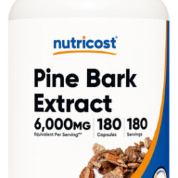 Extrato De Casca De Pinheiro Nutricost Equivalente A 6000 Mg