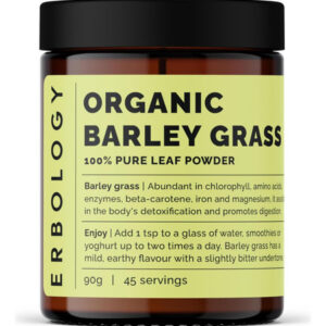 Pó De Grama De Cevada Orgânica Erbology 3,2 Onças - 45 Porçõ