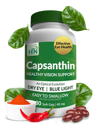 Health Thru Nutrition Capsantina 40mg - Suplemento Definitiv
