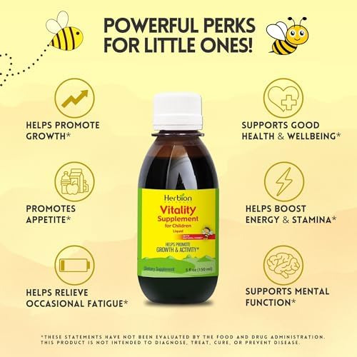 Suplemento De Vitalidade Herbion Naturals Para Crianças - Pr - Imagem 5