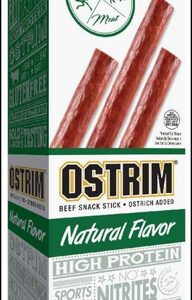 Ostrim Grass Alimentado Com Capim E Avestruz Jerky Sticks-na