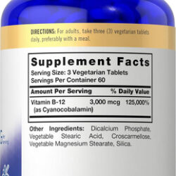 Carlyle Vitamina B-mcg | 180 Comprimidos Para Adultos | Supl