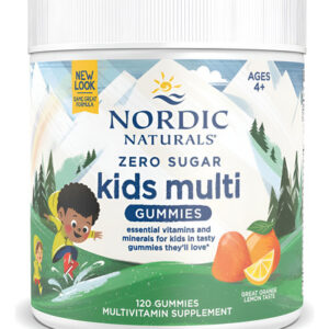 Nordic Naturals Zero Sugar Kids Multi Gomas, Laranja Limão -