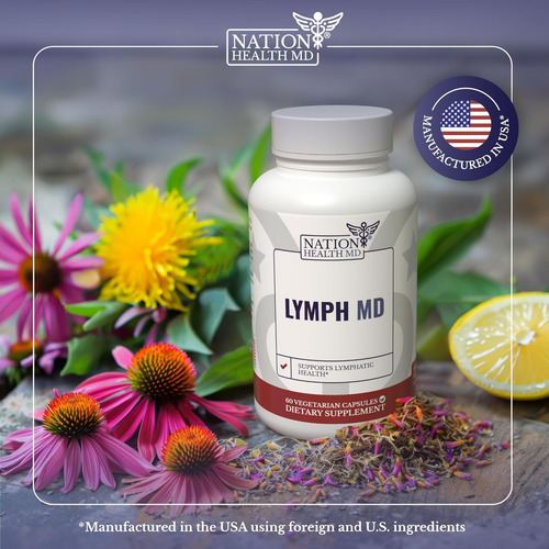 Nation Health Md Lymph Md - Suplemento Para Sistema Linfátic - Imagem 6