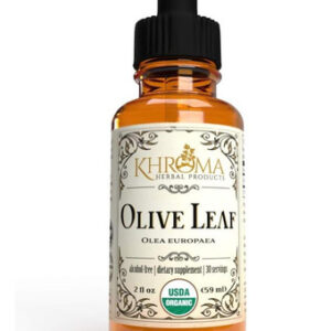 Khroma Herbal Products Organic Olive Leaf - 2 Onças De Líqui